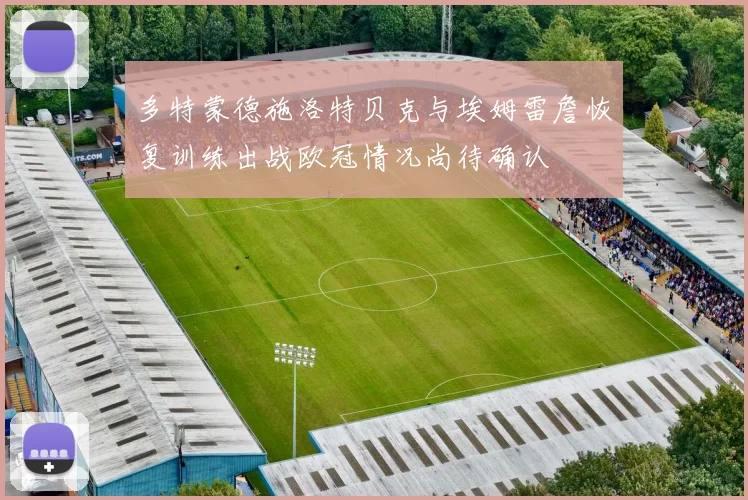多特蒙德施洛特贝克与埃姆雷詹恢复训练出战欧冠情况尚待确认